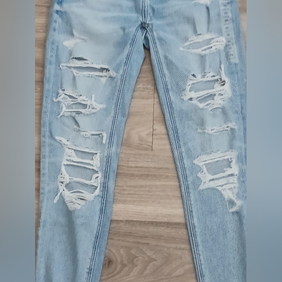 American EaglJeane Outfitters Stretch Mom eans Sz 00 24W - Picture 4 of 4